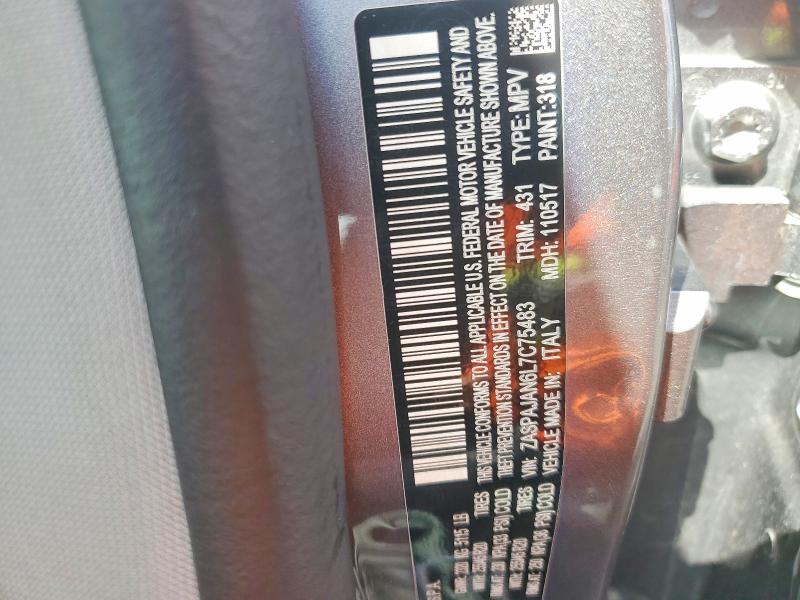 Продаж на аукціоні авто 2020 Alfa Romeo Stelvio, vin: ZASPAJAN6L7C75483, номер лоту: 52318016