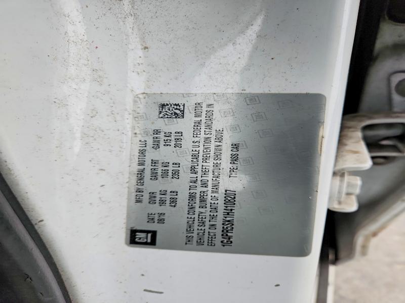 Aukcja sprzedaży 2017 Buick Verano, vin: 1G4PR5SK1H4108207, numer aukcji: 46021016