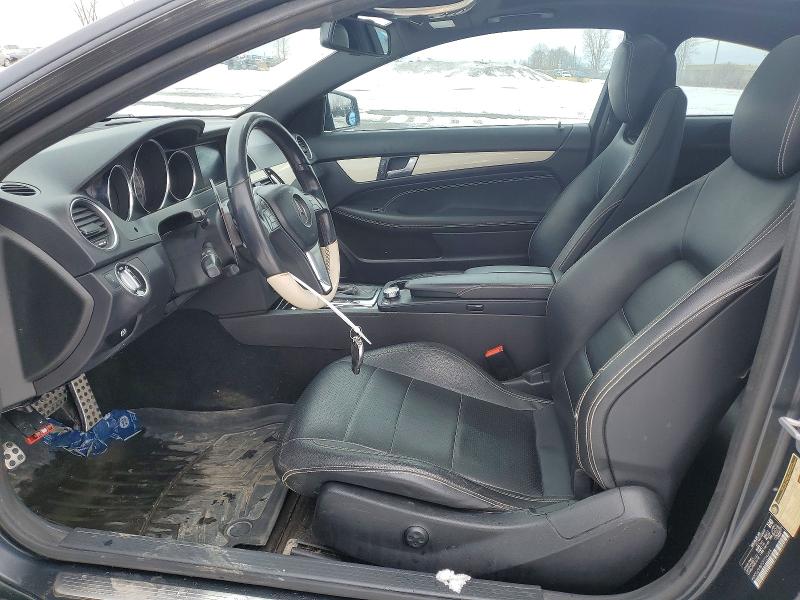 47201806 :رقم المزاد ، WDDGJ5HB7CF734253 vin ، 2012 Mercedes-benz C مزاد بيع