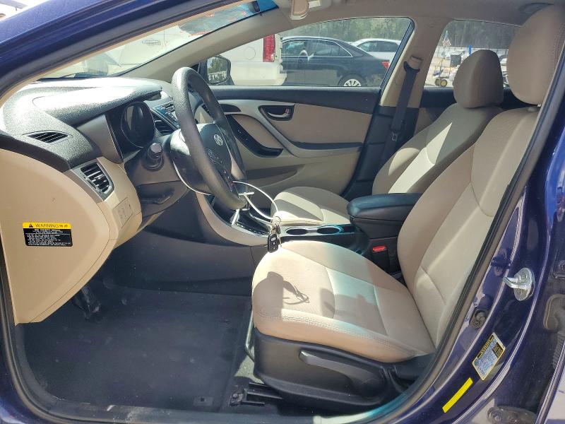 48216026 :رقم المزاد ، 5NPDH4AE2EH500327 vin ، 2014 Hyundai Elantra مزاد بيع