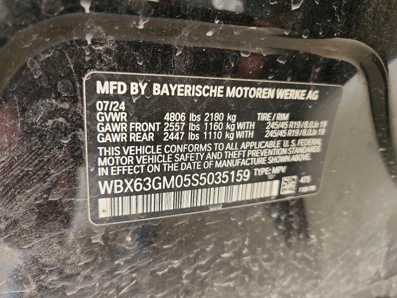 2025 Bmw X2 მანქანა იყიდება აუქციონზე, vin: WBX63GM05S5035159, აუქციონის ნომერი: 47590816