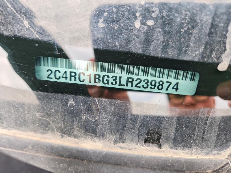 47815696 :رقم المزاد ، 2C4RC1BG3LR239874 vin ، 2020 Chrysler Pacifica مزاد بيع