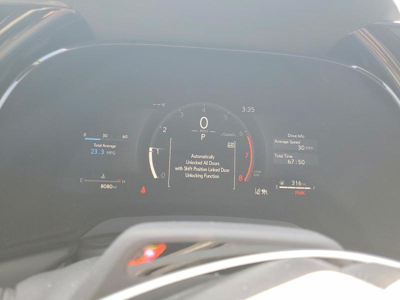 47276576 :رقم المزاد ، 2T2BAMCA4SC111401 vin ، 2025 Lexus Rx 350 مزاد بيع