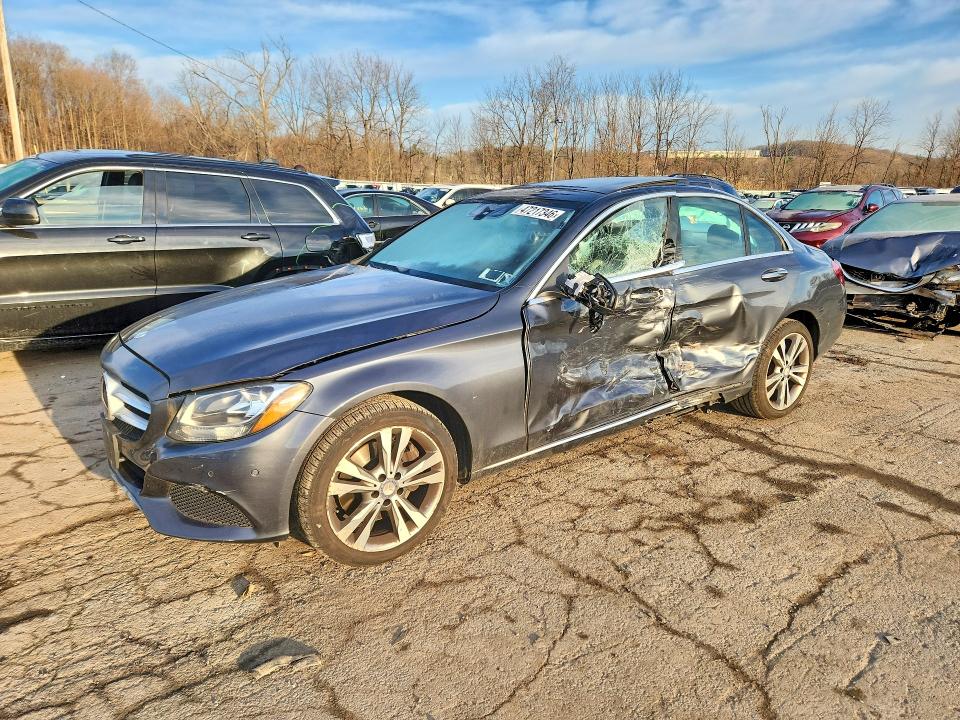 2016 Mercedes-benz C მანქანა იყიდება აუქციონზე, vin: WDDWF4KB0GR164763, აუქციონის ნომერი: 63613466