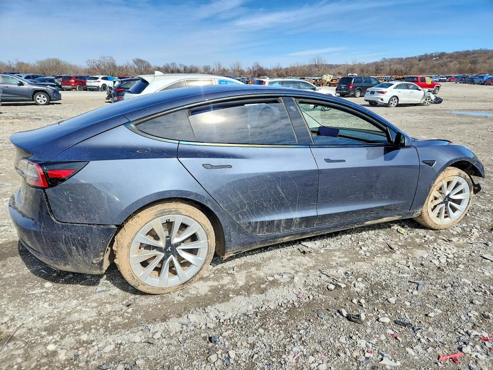 46053296 :رقم المزاد ، 5YJ3E1EB8MF859617 vin ، 2021 Tesla Model 3 مزاد بيع