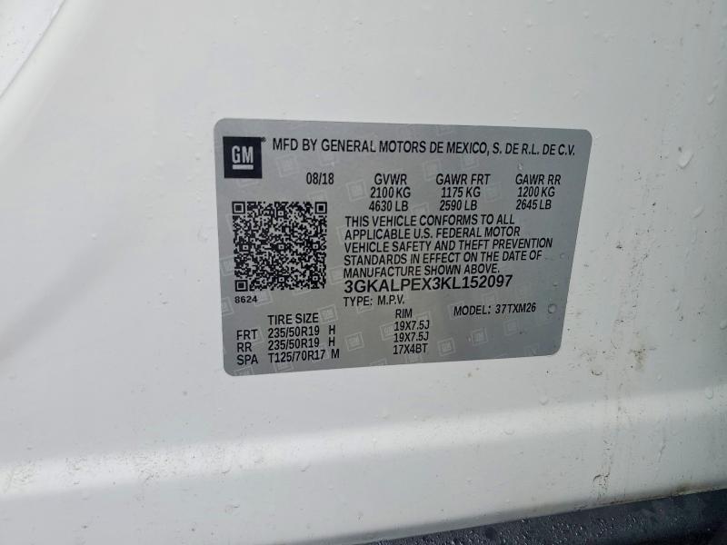 79035025 :رقم المزاد ، 3GKALPEX3KL152097 vin ، 2019 Gmc Terrain مزاد بيع