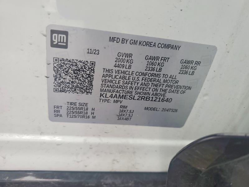 Продажа на аукционе авто 2024 Buick Encore Gx, vin: KL4AMESL2RB121640, номер лота: 41589876