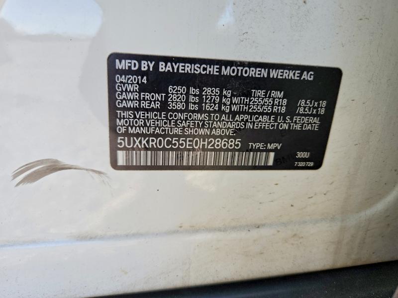 Продажа на аукционе авто 2014 Bmw X5, vin: 5UXKR0C55E0H28685, номер лота: 41624896