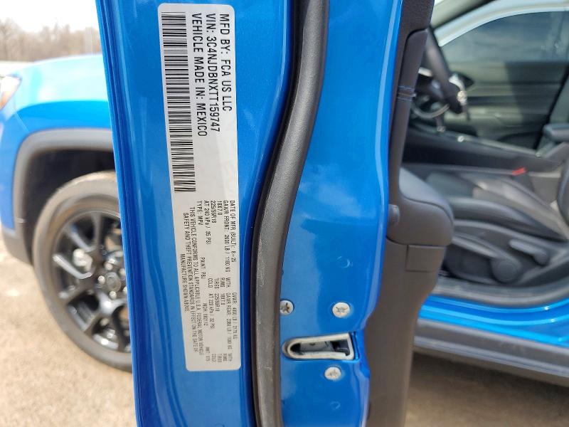 79734355 :رقم المزاد ، 3C4NJDBNXTT159747 vin ، 2026 Jeep Compass مزاد بيع