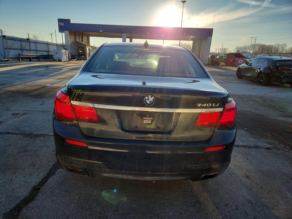 2014 Bmw 740 მანქანა იყიდება აუქციონზე, vin: WBAYE4C58ED138627, აუქციონის ნომერი: 79976715