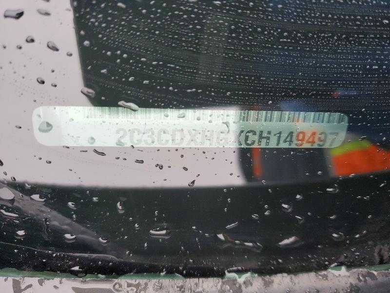 45610416 :رقم المزاد ، 2C3CDXHGXCH149497 vin ، 2012 Dodge Charger مزاد بيع