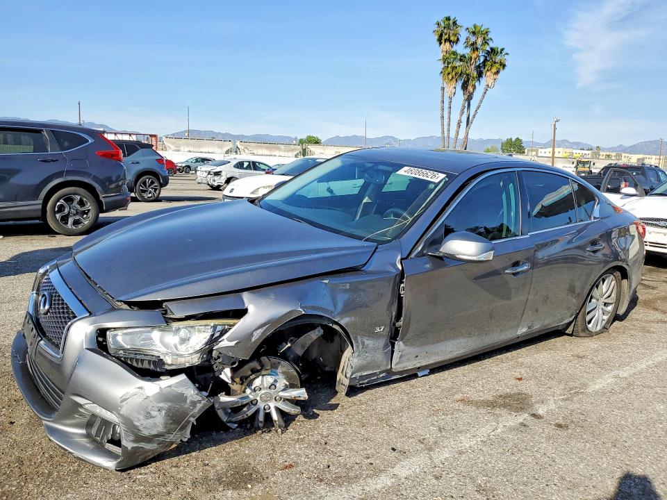 2015 Infiniti Q50 მანქანა იყიდება აუქციონზე, vin: JN1BV7APXFM339786, აუქციონის ნომერი: 46086626