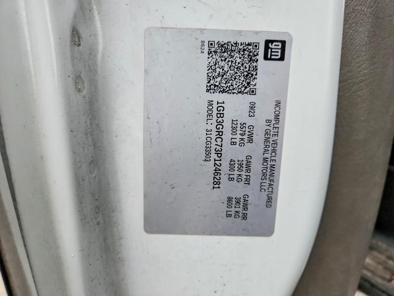 50682206 :رقم المزاد ، 1GB3GRC73P1246281 vin ، 2023 Chev Express G3500 مزاد بيع