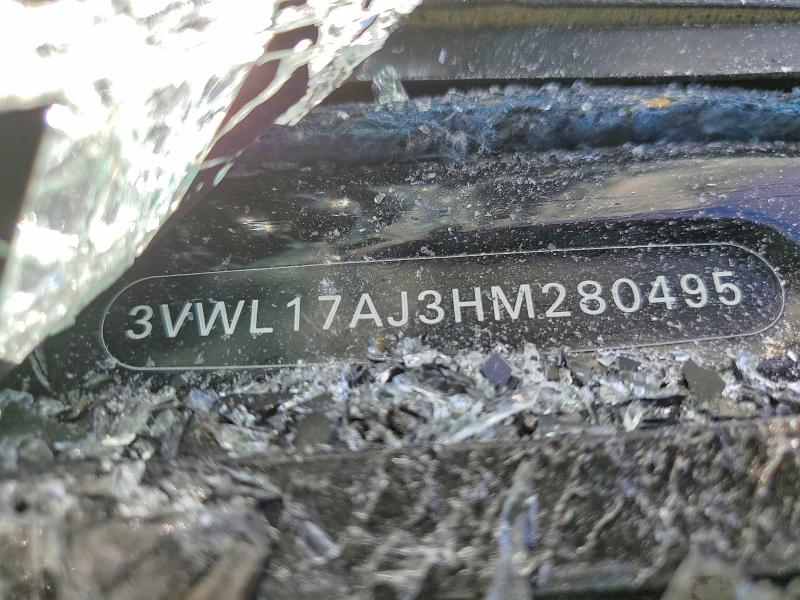 Aukcja sprzedaży 2017 Volkswagen Jetta, vin: 3VWL17AJ3HM280495, numer aukcji: 45867276