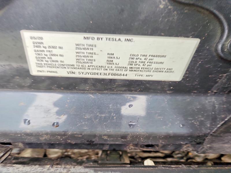 Aukcja sprzedaży 2020 Tesla Model Y, vin: 5YJYGDEE3LF006844, numer aukcji: 46911936