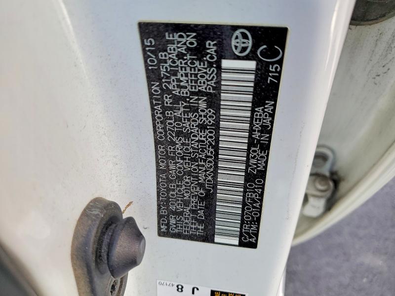 Продажа на аукционе авто 2015 Toyota Prius, vin: JTDKN3DU5F2001909, номер лота: 47819956