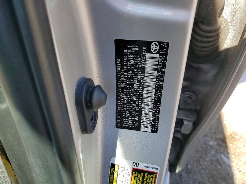 47928586 :رقم المزاد ، 5YFBURHE6KP949711 vin ، 2019 Toyota Corolla مزاد بيع