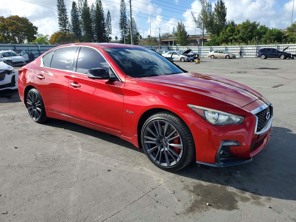 Продажа на аукционе авто 2018 Infiniti Q50, vin: JN1FV7AR5JM480356, номер лота: 45492376