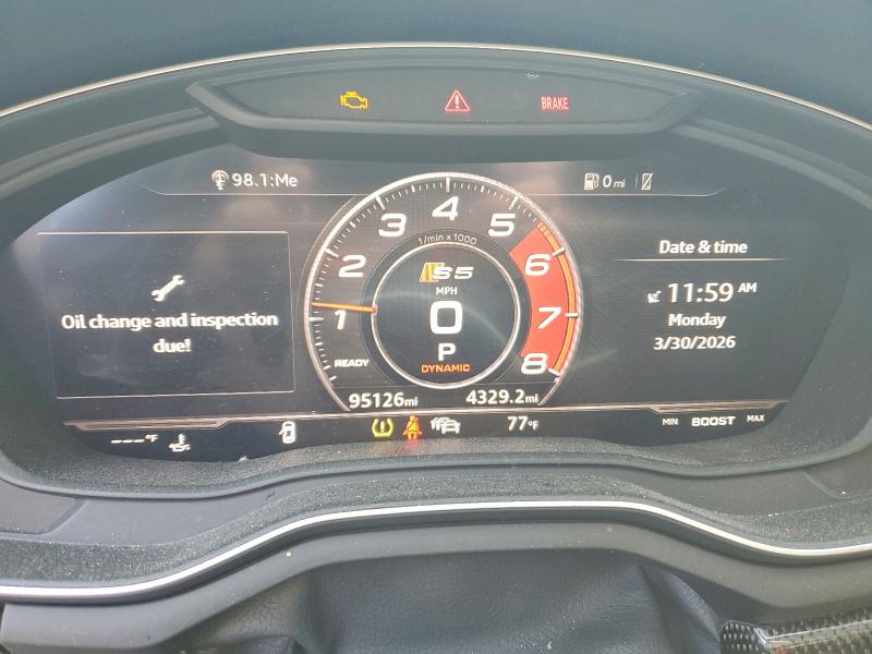 Aukcja sprzedaży 2018 Audi S5, vin: WAUC4CF5XJA085685, numer aukcji: 46654726