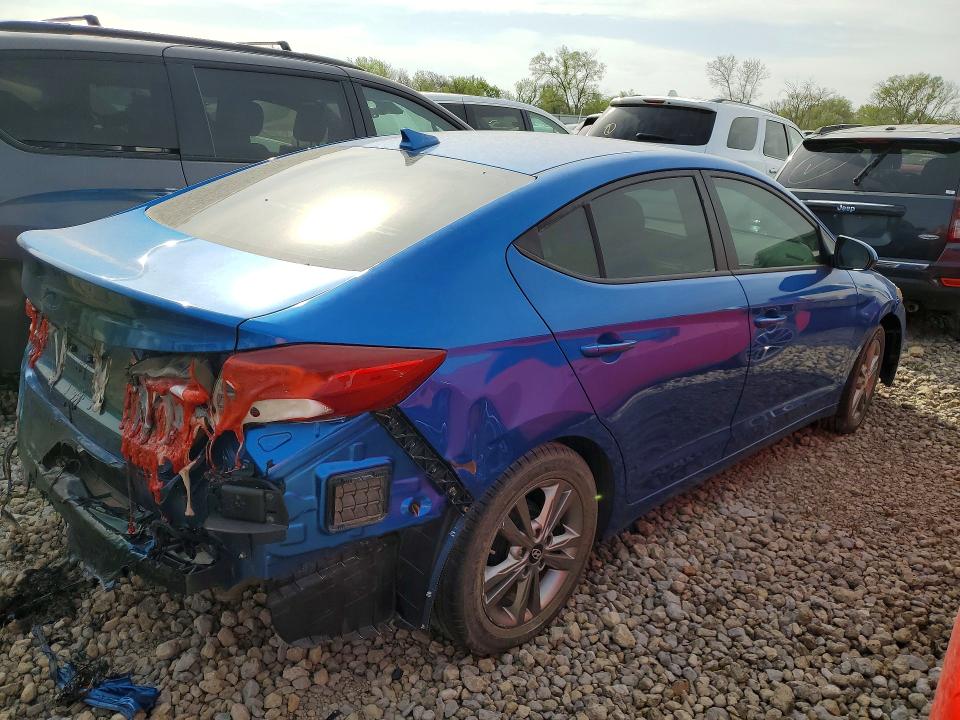 53217466 :رقم المزاد ، KMHD84LF6HU355899 vin ، 2017 Hyundai Elantra مزاد بيع