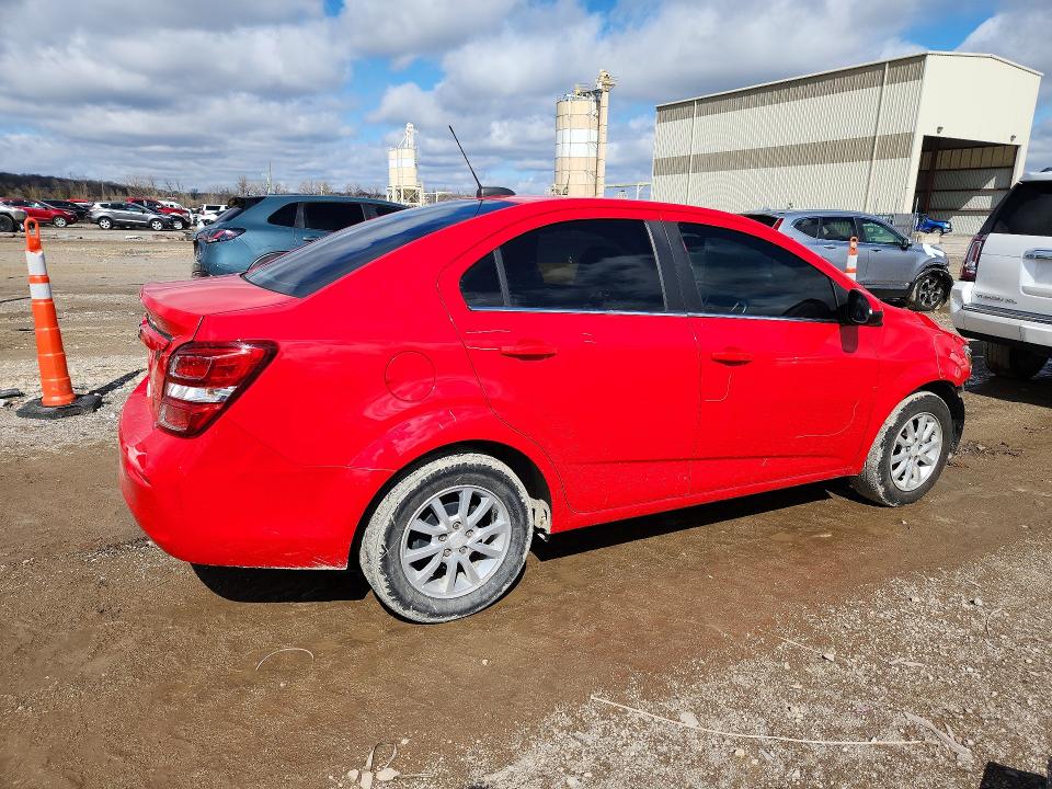 2017 Chevrolet Sonic მანქანა იყიდება აუქციონზე, vin: 1G1JD5SH7H4116320, აუქციონის ნომერი: 45862526
