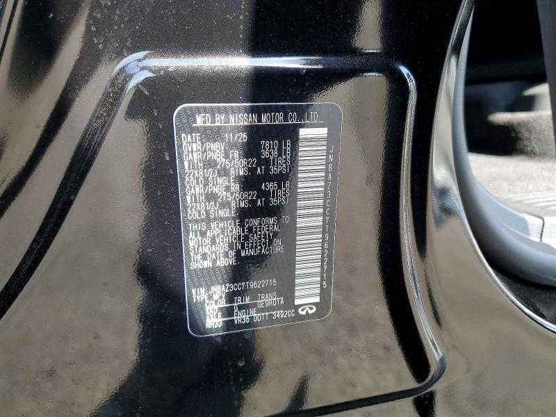 45826616 :رقم المزاد ، JN8AZ3CC7T9622715 vin ، 2026 Infiniti Qx80 مزاد بيع