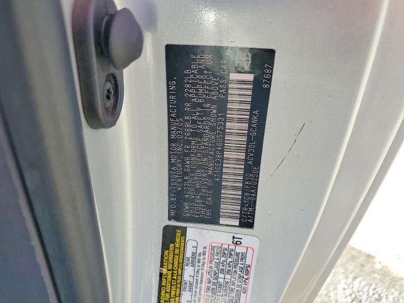 2006 Toyota Camry Solara მანქანა იყიდება აუქციონზე, vin: 4T1CE38P46U575331, აუქციონის ნომერი: 47948336