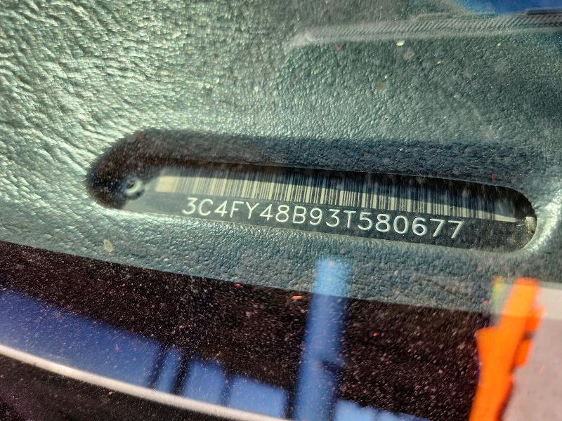 2003 Chrysler Pt Cruiser მანქანა იყიდება აუქციონზე, vin: 3C4FY48B93T580677, აუქციონის ნომერი: 79601015