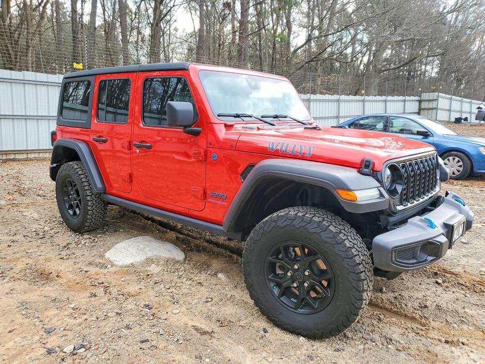 Продажа на аукционе авто 2024 Jeep Wrangler, vin: 1C4RJXN66RW147556, номер лота: 79442355