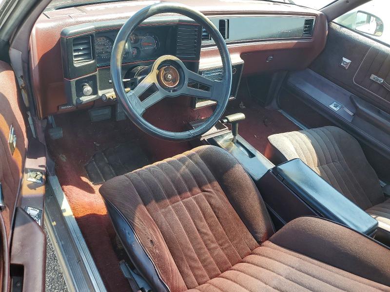 1987 Chev Monte Carlo მანქანა იყიდება აუქციონზე, vin: 1G1GZ11G4HP131739, აუქციონის ნომერი: 46446466