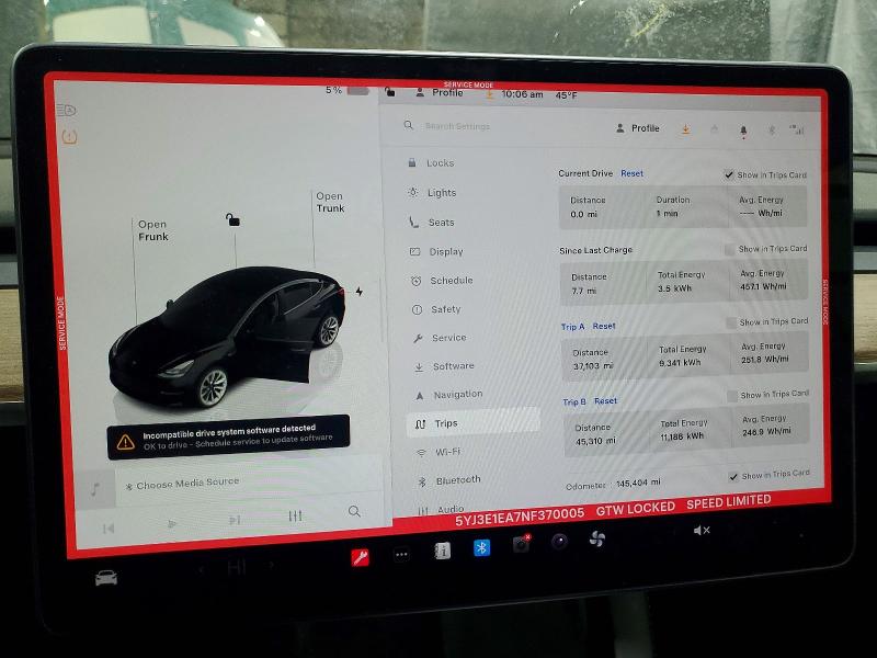 Продажа на аукционе авто 2022 Tesla Model 3, vin: 5YJ3E1EA7NF370005, номер лота: 46727116