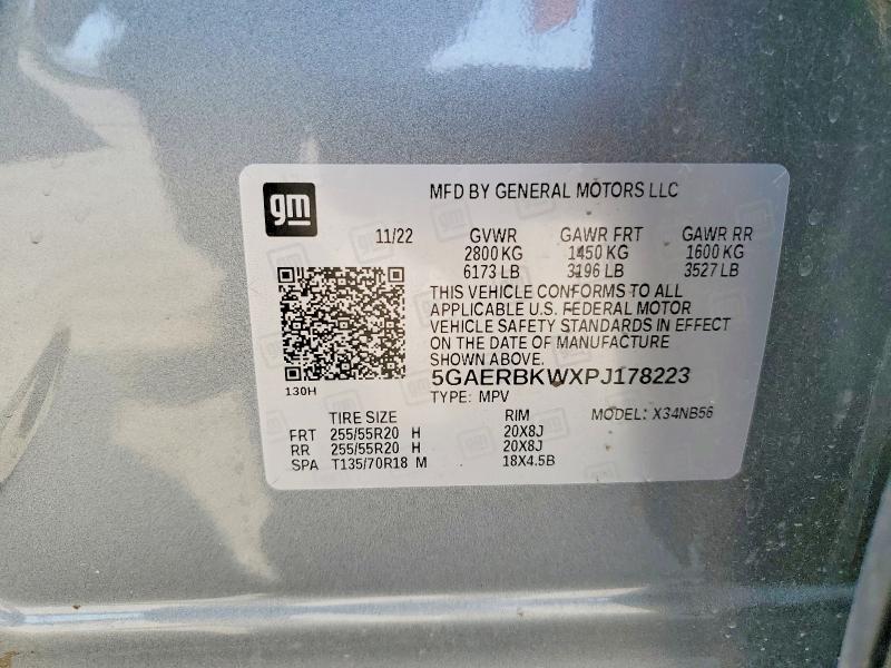Продаж на аукціоні авто 2023 Buick Enclave, vin: 5GAERBKWXPJ178223, номер лоту: 47075856