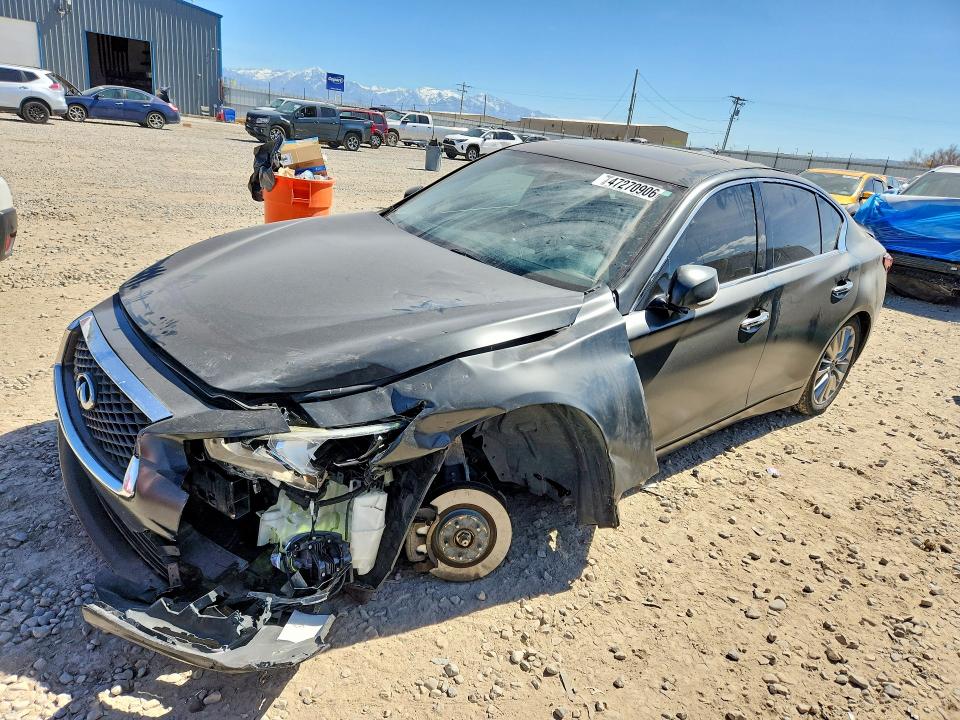 47270906 :رقم المزاد ، JN1EV7AR6JM440458 vin ، 2018 Infiniti Q50 مزاد بيع