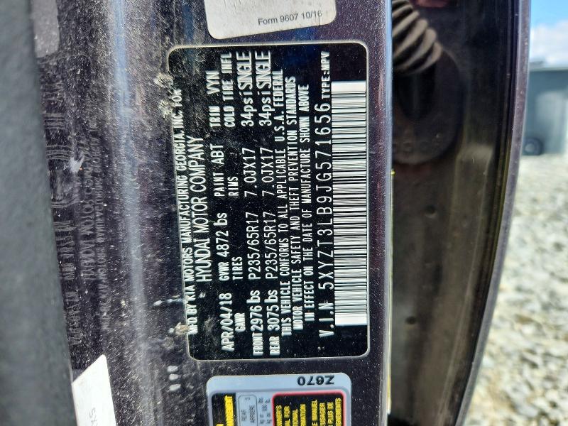 2018 Hyundai Santa Fe Sport მანქანა იყიდება აუქციონზე, vin: 5XYZT3LB9JG571656, აუქციონის ნომერი: 47191696