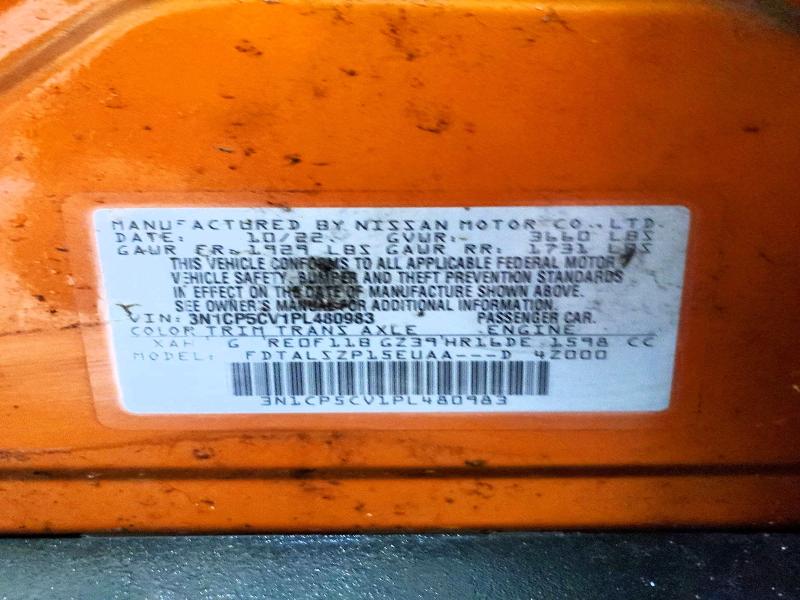 Auction sale of the 2023 Nissan Kicks, vin: 3N1CP5CV1PL480983, lot number: 79398115