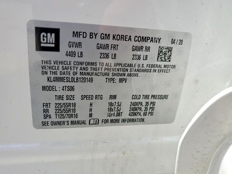 Продажа на аукционе авто 2020 Buick Encore Gx, vin: KL4MMESL0LB120149, номер лота: 47703986