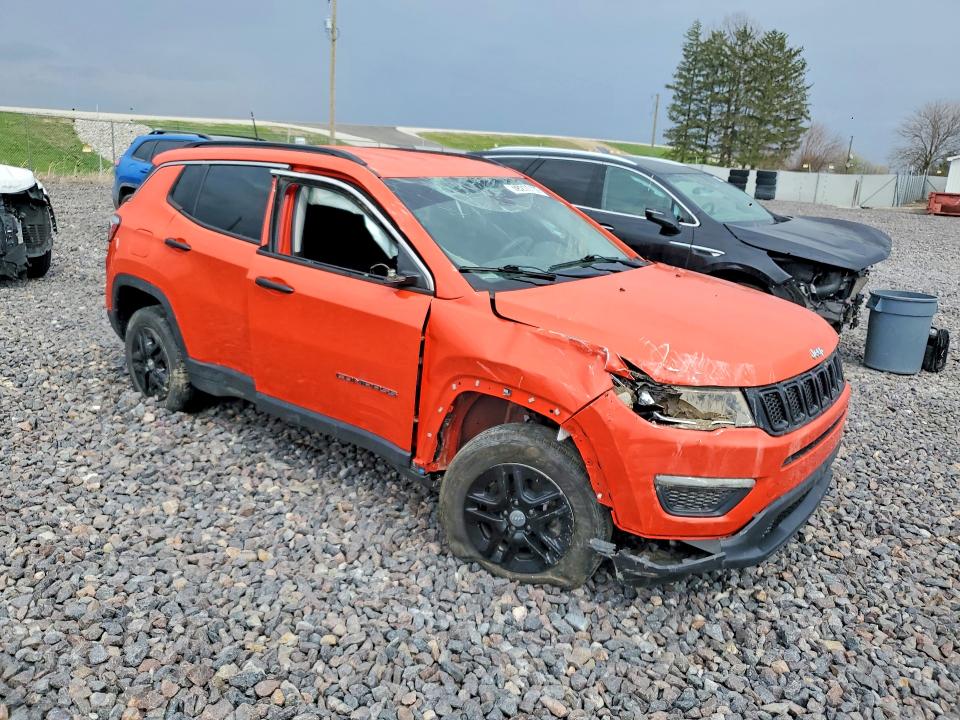 2021 Jeep Compass მანქანა იყიდება აუქციონზე, vin: 3C4NJDAB6MT507522, აუქციონის ნომერი: 48270136