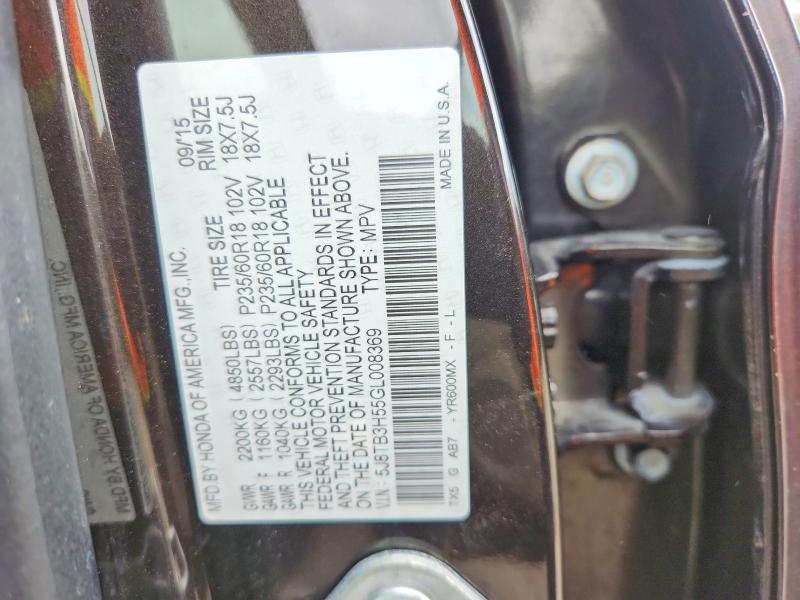 Продажа на аукционе авто 2016 Acura Rdx, vin: 5J8TB3H55GL008369, номер лота: 41761946