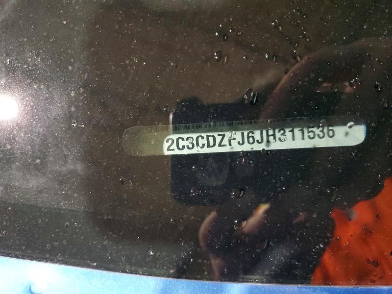 Aukcja sprzedaży 2018 Dodge Challenger, vin: 2C3CDZFJ6JH311536, numer aukcji: 41880386