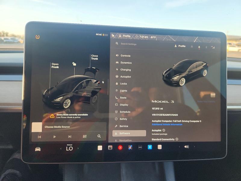 Продаж на аукціоні авто 2022 Tesla Model 3, vin: 5YJ3E1EA2NF372423, номер лоту: 46220266