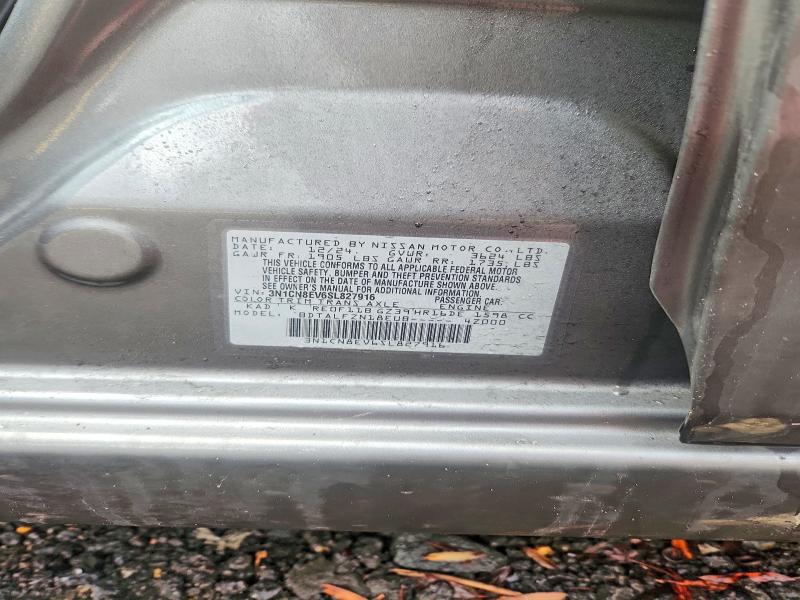 Aukcja sprzedaży 2025 Nissan Versa, vin: 3N1CN8EV6SL827916, numer aukcji: 79686755