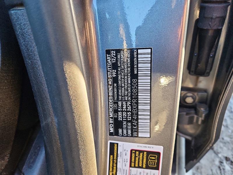 Aukcja sprzedaży 2023 Mercedes-benz C, vin: W1KAF4HBXPR108508, numer aukcji: 79387075