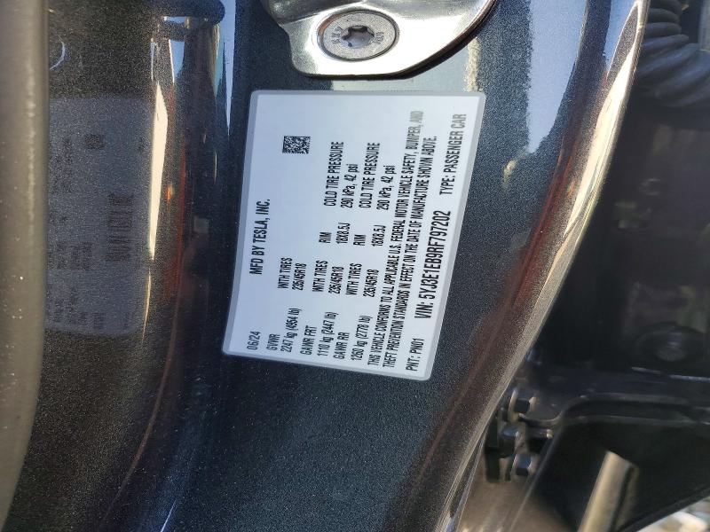 Продаж на аукціоні авто 2024 Tesla Model 3, vin: 5YJ3E1EB9RF797202, номер лоту: 47074976