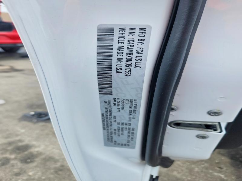 Продажа на аукционе авто 2022 Jeep Cherokee, vin: 1C4PJMBX0ND517554, номер лота: 48182676