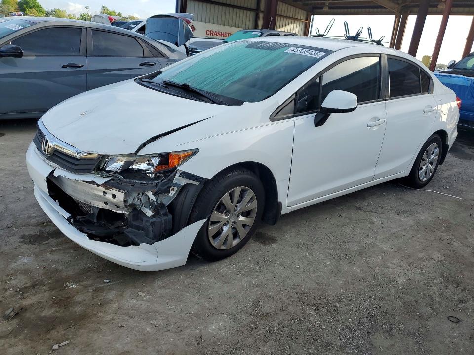 Auction sale of the 2012 Honda Civic, vin: 2HGFB2F51CH328743, lot number: 45936436