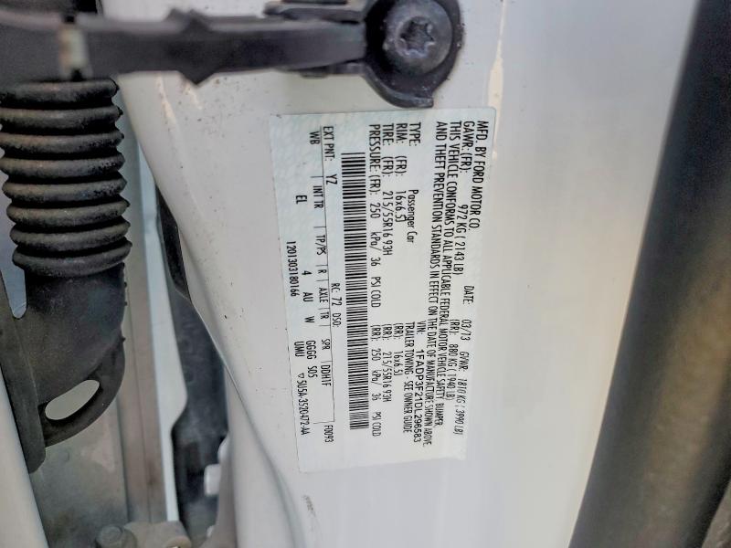 Продаж на аукціоні авто 2013 Ford Focus, vin: 1FADP3F21DL296583, номер лоту: 45704056