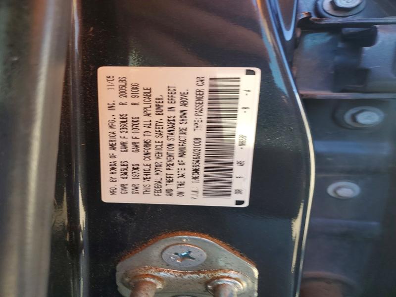 Aukcja sprzedaży 2006 Honda Accord, vin: 1HGCM66546A021008, numer aukcji: 46695286