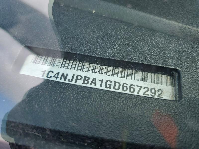Aukcja sprzedaży 2016 Jeep Patriot, vin: 1C4NJPBA1GD667292, numer aukcji: 48063906