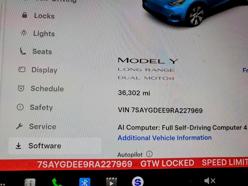 2024 Tesla Model Y მანქანა იყიდება აუქციონზე, vin: 7SAYGDEE9RA227969, აუქციონის ნომერი: 47363796
