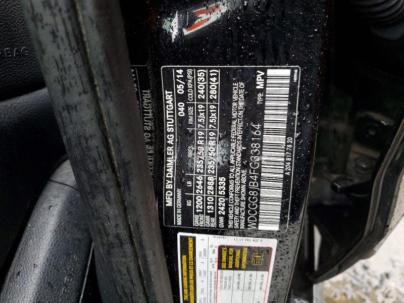 Auction sale of the 2015 Mercedes-benz Glk, vin: WDCGG8JB4FG338164, lot number: 79782855